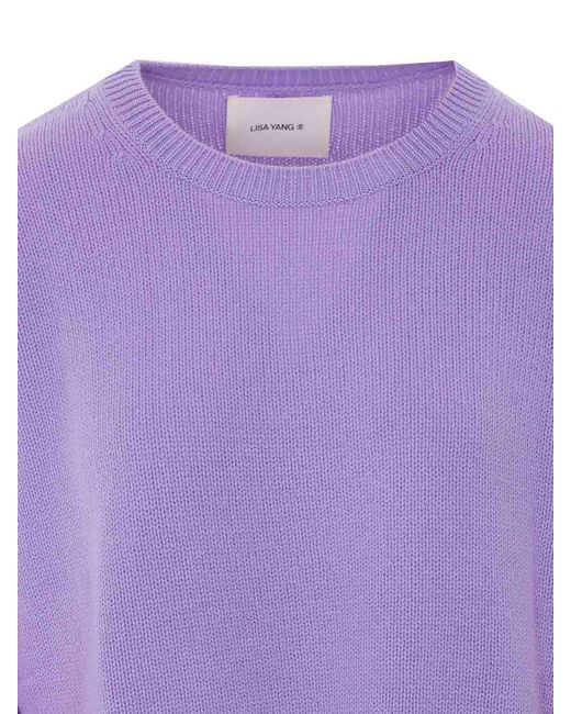 Lisa Yang Purple Mila Sweater