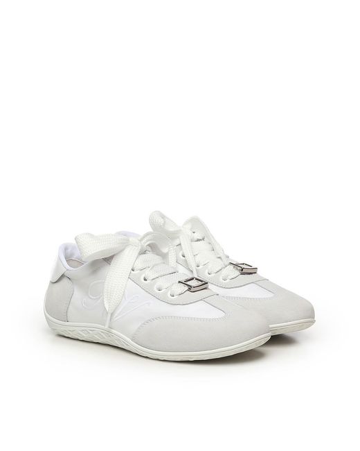 Roger Vivier White Sneakers Polyamide