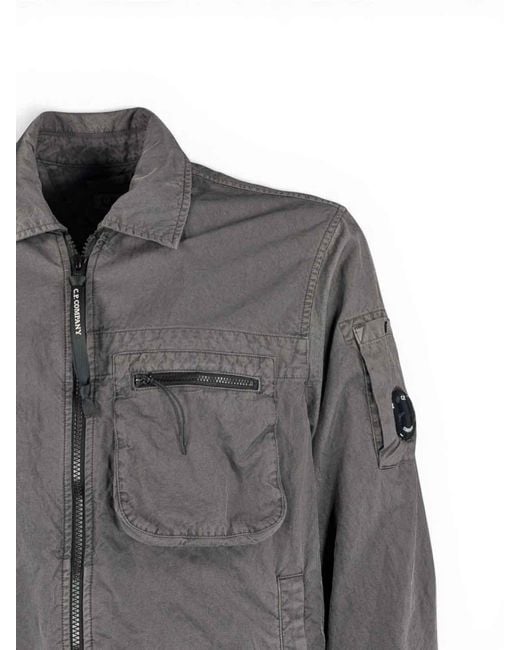 C P Company Gray Jackets for men