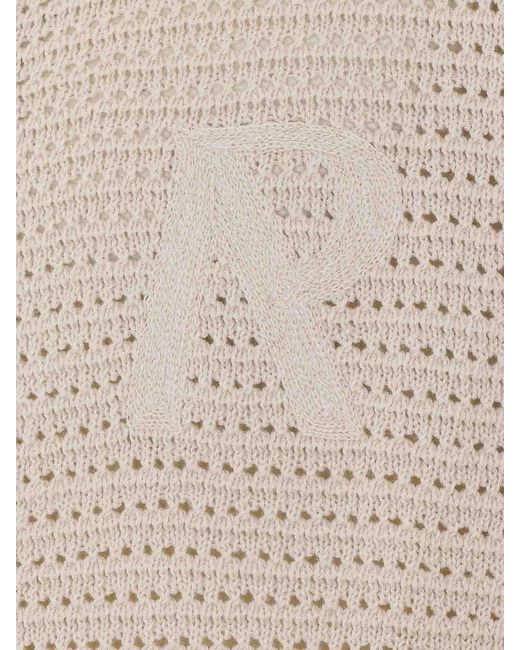 Represent Natural Ecru Pico Knit Shirt for men