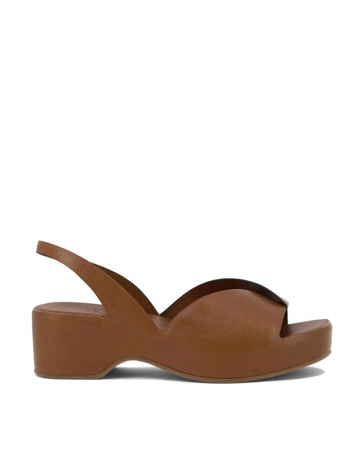 Fabrizio Del Carlo Brown Horus Sandal