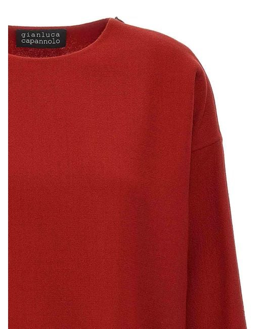 Gianluca Capannolo Red Bettina Top