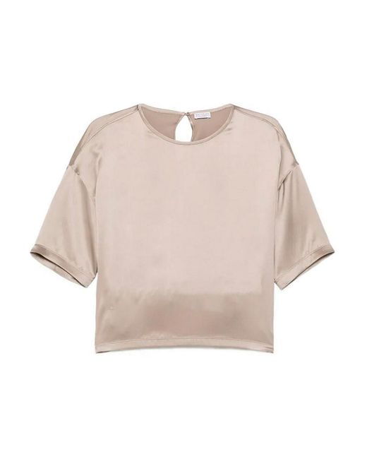 Brunello Cucinelli Natural Blouse