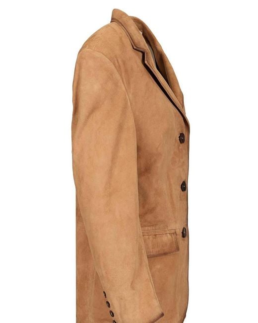 Arma Brown Modena Suede Jacket