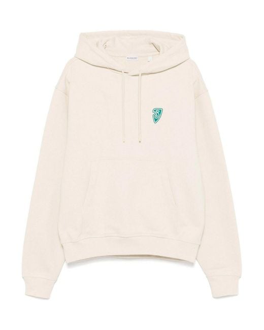 Felpa Con Cappuccio Jwear di Burberry in Natural da Uomo