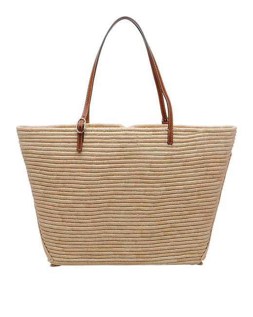 Tory Burch Natural Large Ella Tote Bag