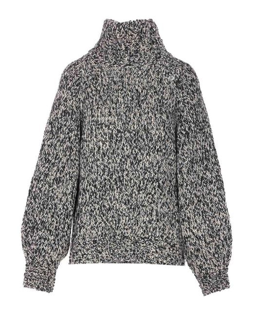 Filippa K Gray High-Neck Sweater