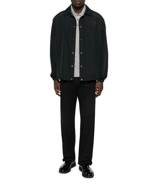 Canada Goose Blue Regency Jacket With Logo for men