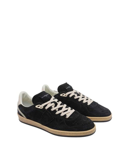 Philippe Model Black Pgal Sneakers for men