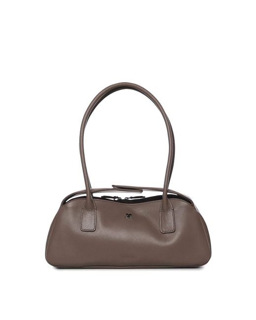 Courreges Natural Leather Strip Bag
