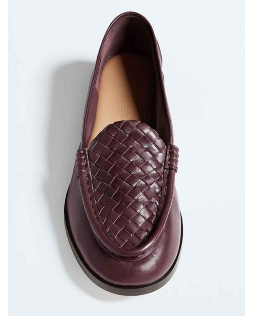 Bottega Veneta Purple Silenzio Loafers