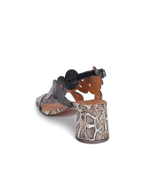 Chie Mihara Natural Sandals Made Of Leather