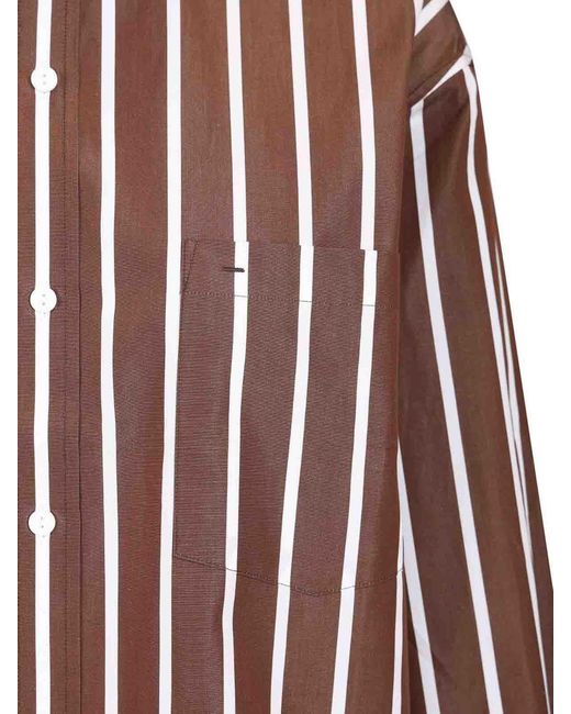 Matteau Red Classic Stripe Shirt