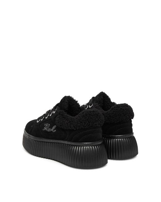 Karl Lagerfeld Black Sneakers