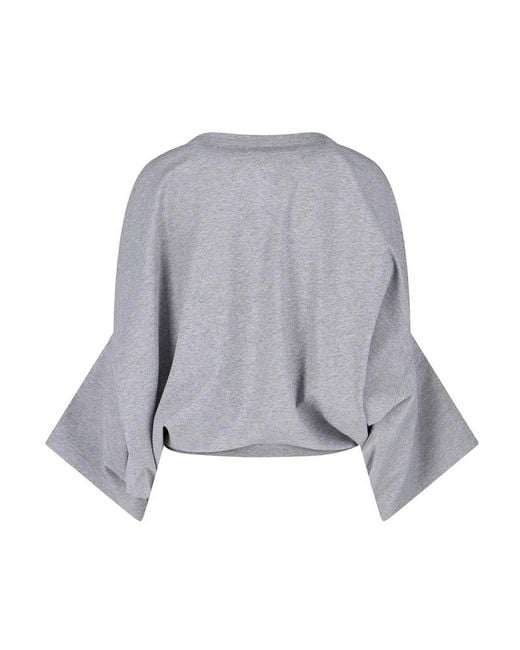 Stella McCartney Gray Logo Sweatshirt