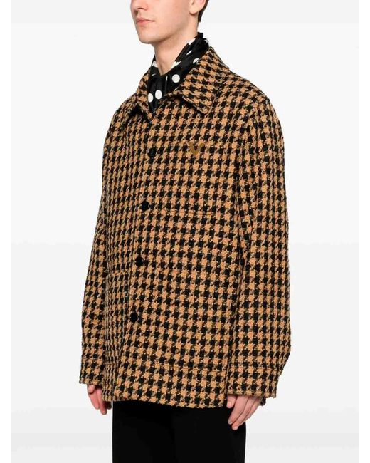 Valentino Garavani Brown 'Vgold' Shirt for men