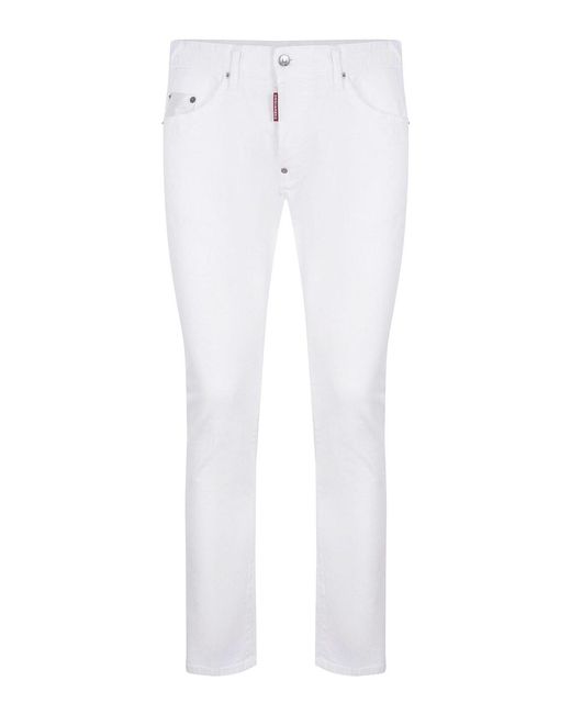 DSquared² White Jeans Made From Denim for men