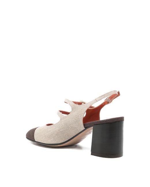 CAREL PARIS Pink Papaya Slingback Pumps
