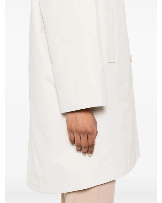 Aspesi White Overcoat