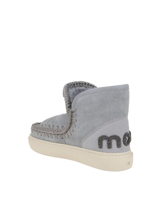 Mou Gray Eskimo Sneakers's Style Ankle Boots
