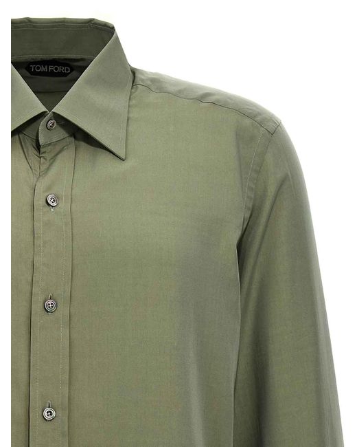 Tom Ford Green Parachute Shirt for men