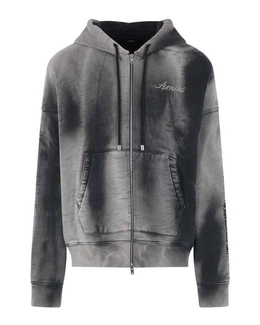 Amiri Gray Oversized Sweatshirt for men