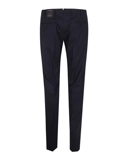 Incotex Blue Classic Chino Trousers for men