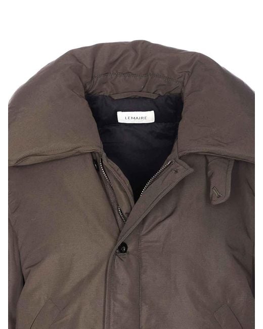 Lemaire Brown Dark Espress Puffer Down Jacket