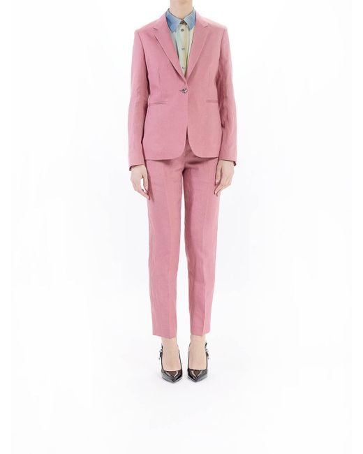 Paul Smith Pink Complete Linen Jacket