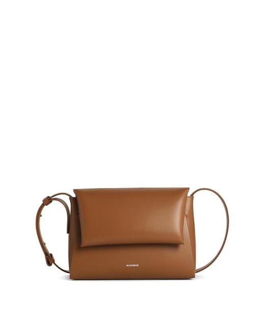 Borsa Trasversale di Jil Sander in Brown