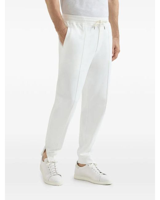 Brunello Cucinelli White Pants for men