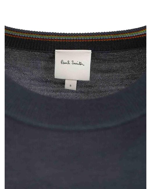 Paul Smith Blue Crew Neck Sweater for men
