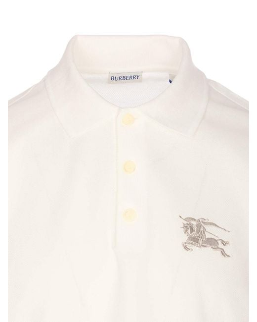 Burberry White Polo for men