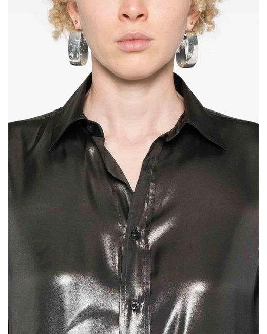 Ralph Lauren Black Adrien Button-Up Shirt