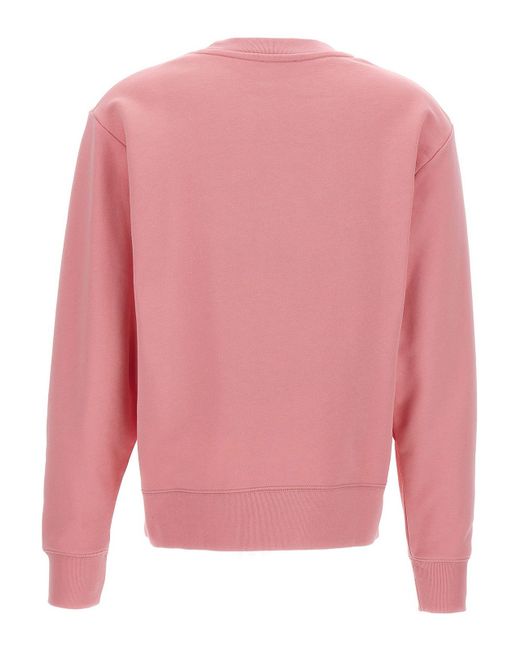 Maison Kitsuné Pink Varisity Sweatshirt