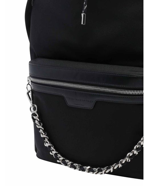 Stella McCartney Black Falabella Backpack