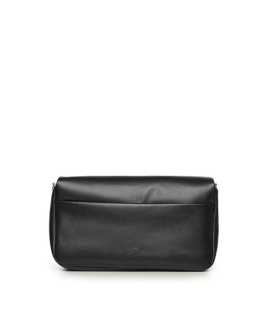 Pinko Black Click Soft Horizontal Bag