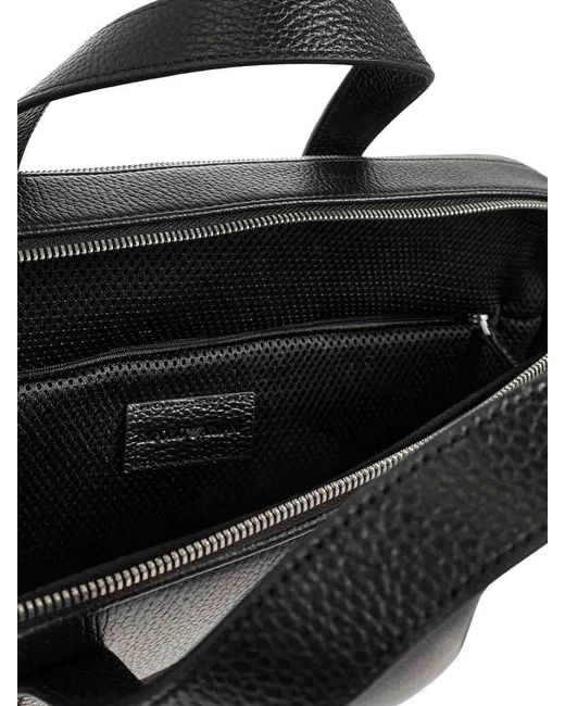 Emporio Armani Black Douffle Bag for men