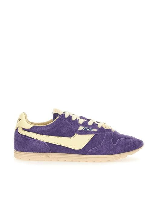 Autry Purple Windspin Low Sneaker