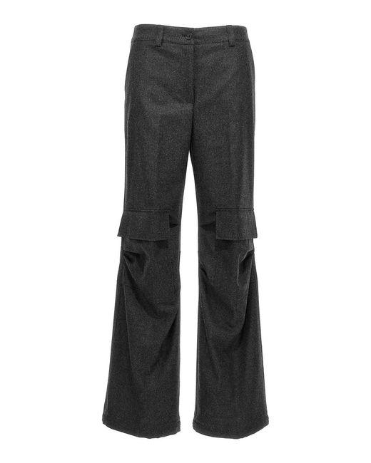 P.A.R.O.S.H. Black Cargo Pants