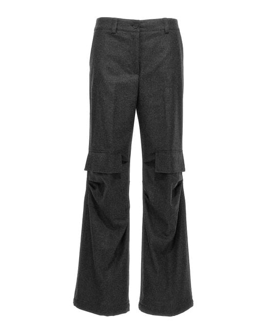 P.A.R.O.S.H. Black Cargo Pants