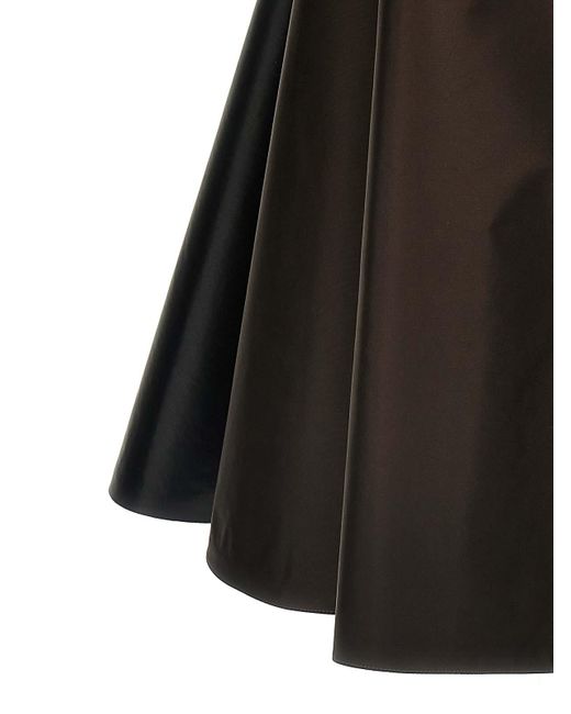 Marni Black Two-Tone Trapeze Dress