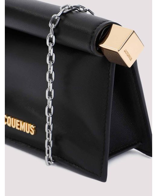 Jacquemus Black La Pochette Rond Carr