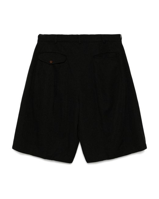 Comme des Garçons Black Bermuda Shorts for men