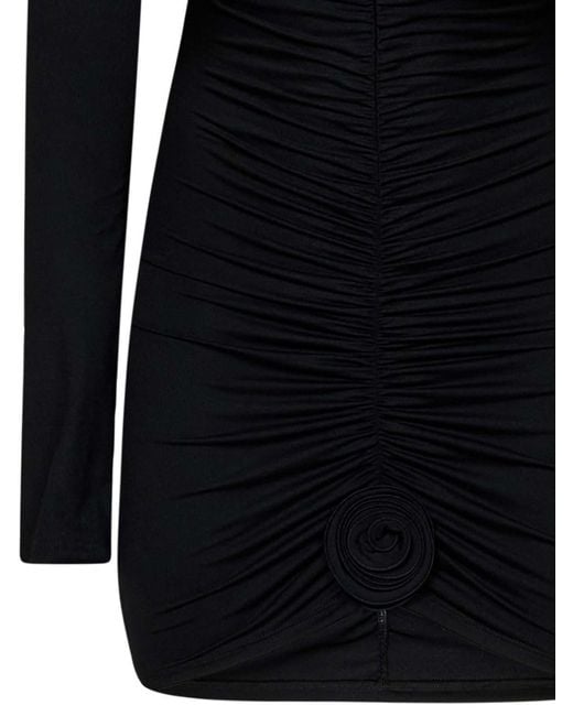LaRevêche Black Long-Sleeved Minidress