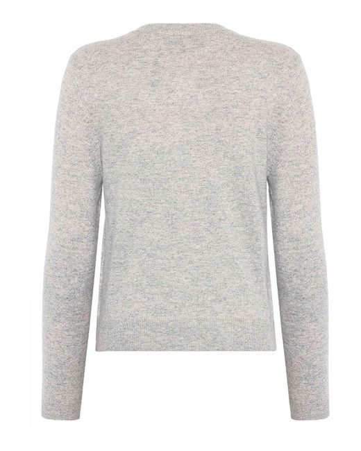 EMERSON RENALDI White Crew Neck Cardigan