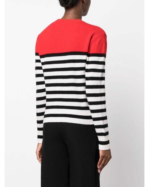 Philosophy Di Lorenzo Serafini White Intarsia-Logo Sweatshirt