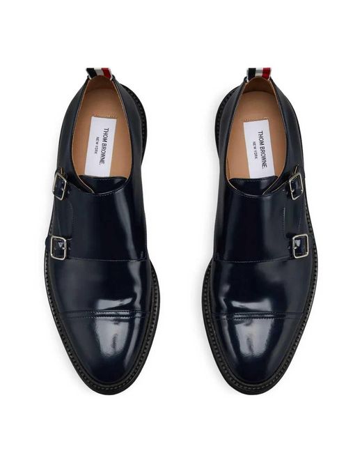 Thom Browne Black Cap Toe Oxford for men