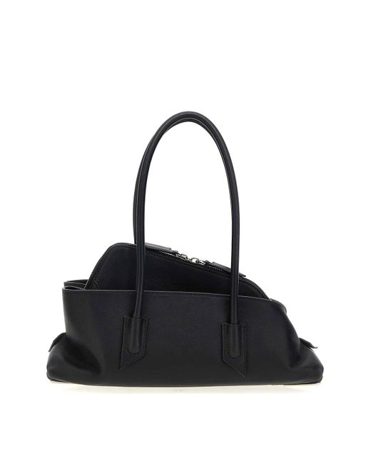 The Attico Black La Passeggiata Small Shoulder Bag