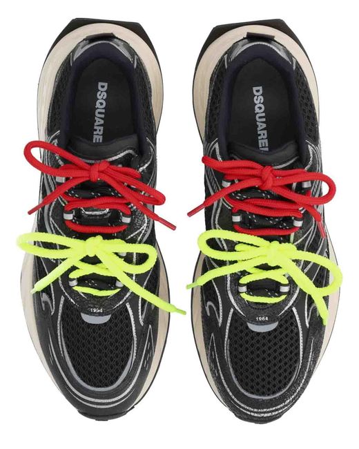 DSquared² Black Sneaker Sprinter for men